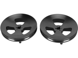 1 Par De Adaptadores De Eje Óptico Nab Hub De 1/4 De Pulgada Con Base De Aluminio Pulido Para Carrete Studer Revox