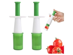 2026-cortador Multifuncional De Frutas Y Verduras 2 Piezas Para Uvas Tomates Cerezas Ensaladas Accesorios De Cocina