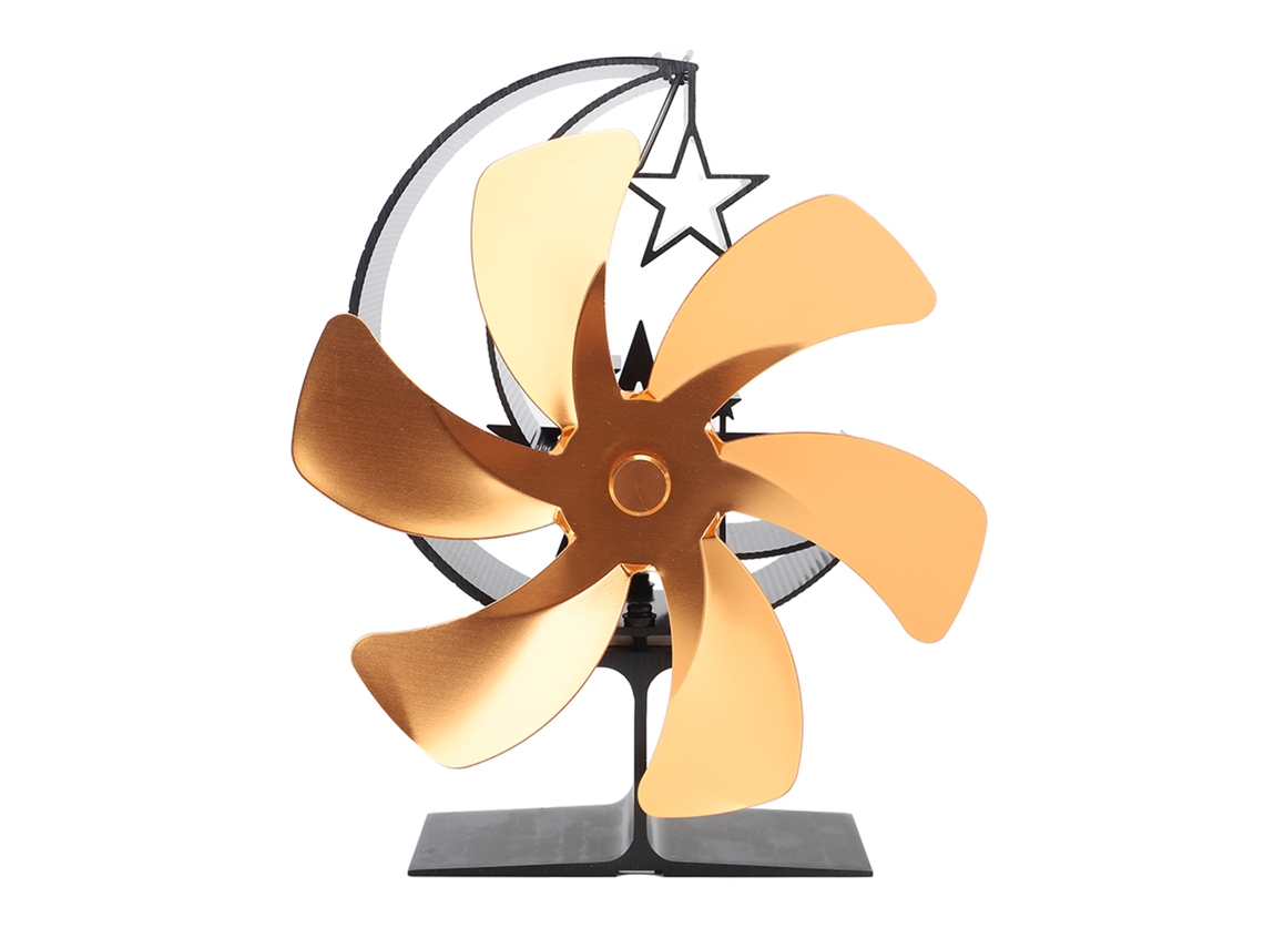 Ventilador de estufa (circulación de aire rápida, impulsado por calor)