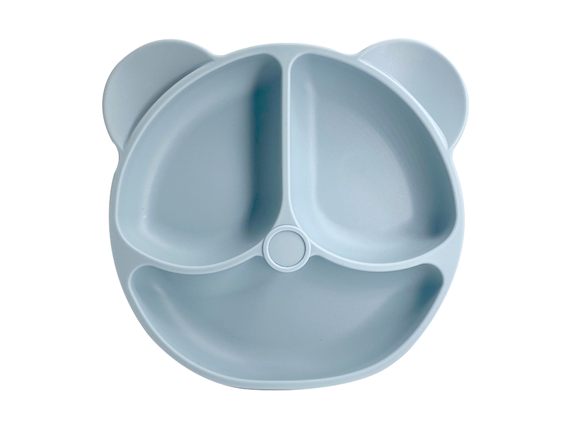 Plato dividido para bebé con base de succión | Sin BPA para bebés y niños pequeños