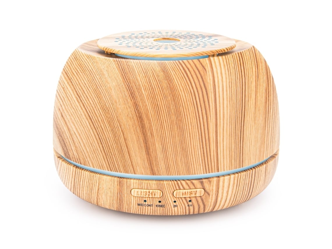 Humidificador Y Difusor De Aromas Recargable Por Usb - Marrón, 300 Ml, Portátil Y Pequeño