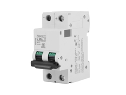 Disyuntor miniatura bipolar de baja tensión CC para paneles solares y red eléctrica (25 A)