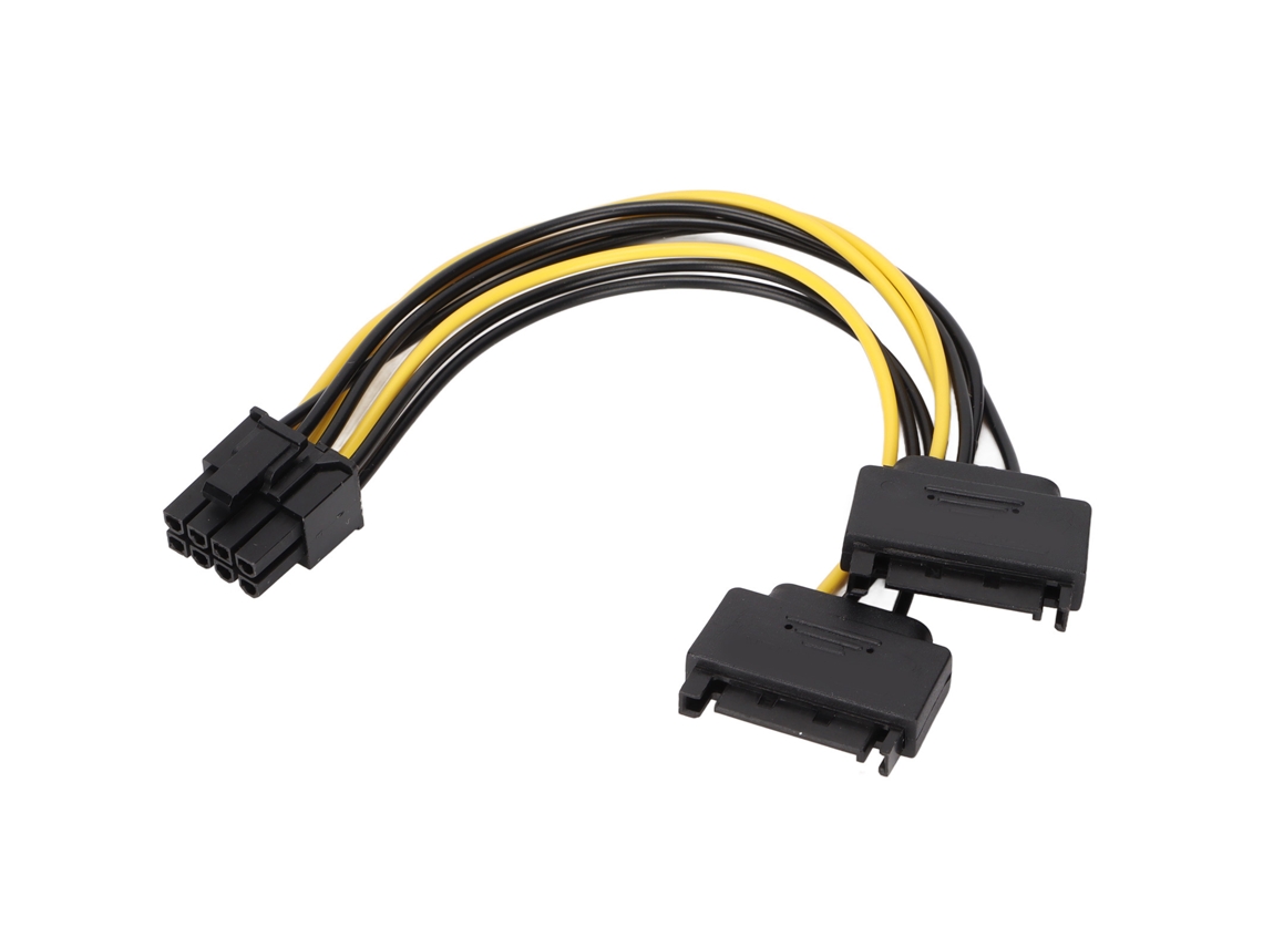 Vlrla-2026novo2 Piezas De Cables De Alimentación Dual Sata A Pcie 8pin Para Tarjeta Gráfica