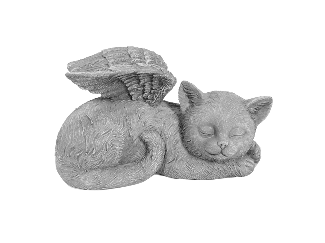 Estatua conmemorativa para mascotas: Ángel durmiente (resina)