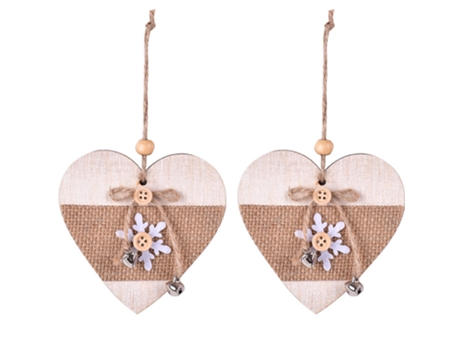 Colgante navideño de madera, colgante pequeño de árbol de Navidad, estilo 3
