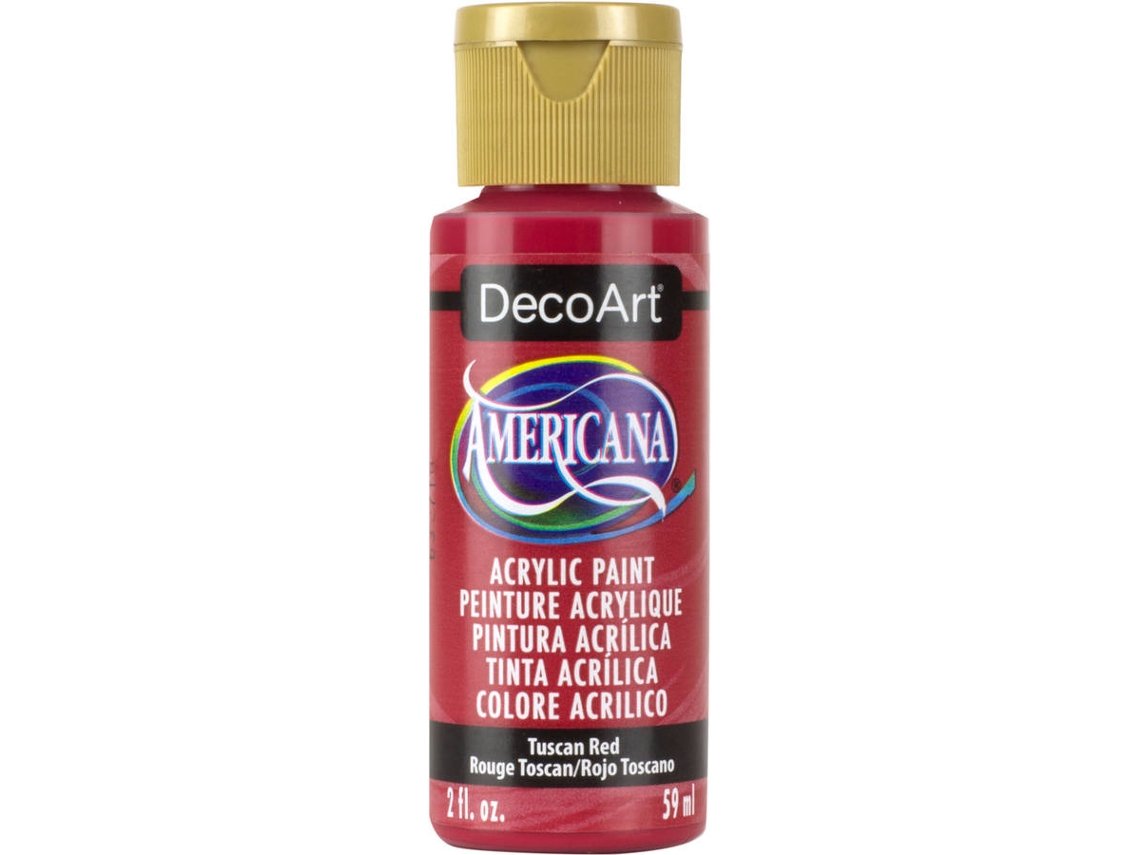 Pintura Acrílico AMERICANA Rojo Toscano (59 ml)