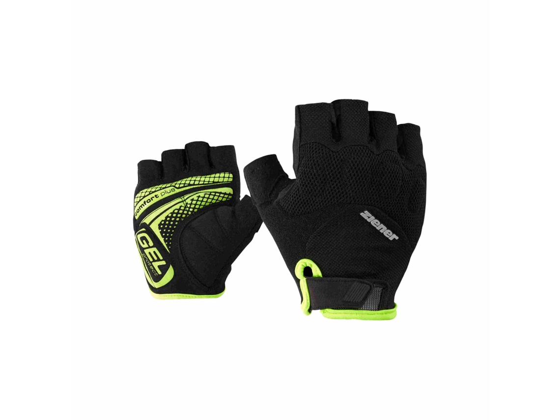 Guantes para Ciclismo ZIENER (Hombre - Negro - Talla 9)