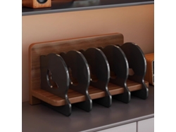 Soporte Para Exhibición De Cd Con Base De Estante De Almacenamiento Multisección De Diseño Moderno.