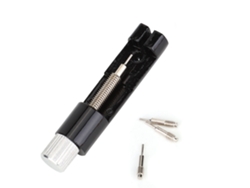 Herramienta De Ajuste De Correa De Reloj De Metal Negro, Extractor De Pasadores, Herramienta De Reparación De Relojeros
