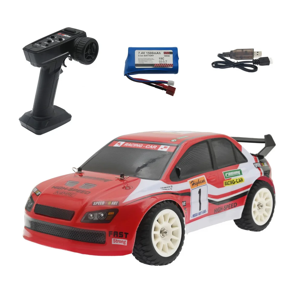 (rojo) Coche De Rally De Derrape De Alta Velocidad, De Proporciones Completas Y Control Remoto Con Giroscopio