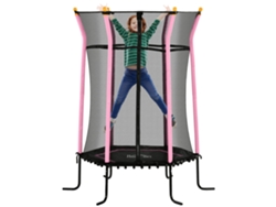 Cama elástica, red de seguridad, entrenamiento de equilibrio, lavanda