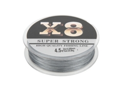 Hilo de pesca trenzado, resistente al desgaste, 100 m, 25 kg, 0,35 mm, para depósitos estancos, gris, sin marca.