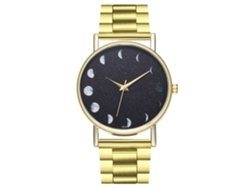 Reloj De Pulsera De Moda Para Mujer Con Brazalete De Acero Estándar, Cuarzo Eclipse, Estilo Casual.