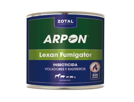 ZOTAL Arpon Lexan Fumigador Nuvem Inseticida para Instalações Pecuárias 335 Gr