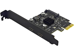 Tarjeta De Expansión Pcie De 2 Puertos Pci Express 3.0 X1 A Doble Usb