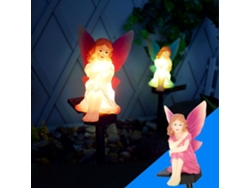 2026-lámpara Solar Led Hada De Flores Para Jardín Y Patio Decorativa Ip65 Luz Blanca Cálida Rosa/azul