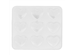 Molde De Silicona Corazón 9 Huecos Para Hornear Pasteles Diy Herramienta Hogar