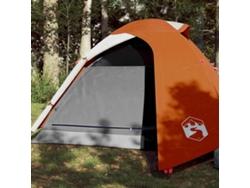 Tienda De Campaña Iglú Para 3 Personas Impermeable Naranja