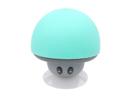 Altavoz Bluetooth mini reproductor de música manos libres recargable con forma de hongo portátil inalámbrico verde claro
