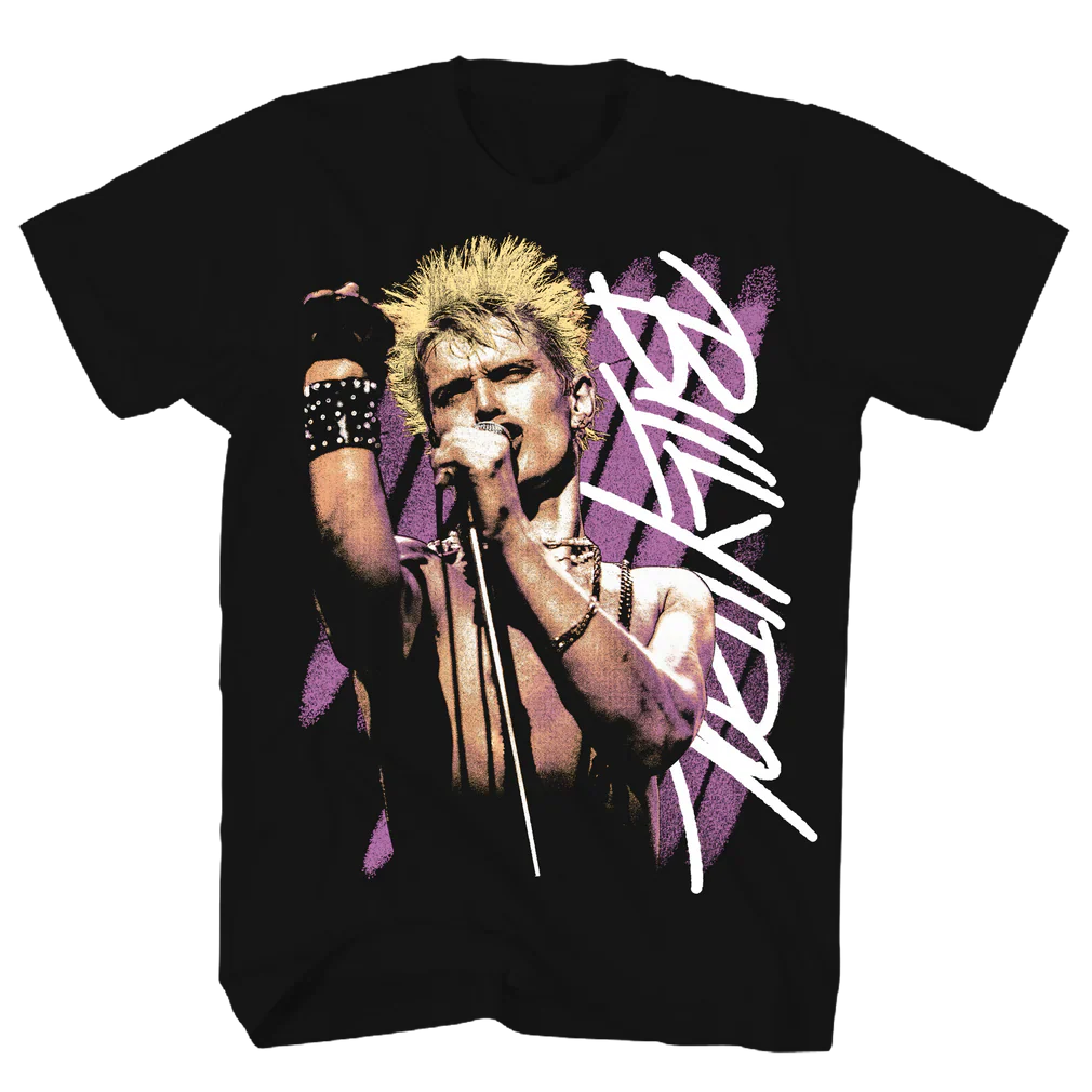 Camiseta unissex Billy Idol More More More Rockinstone Tamanho: XXXG