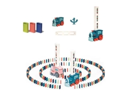 2026-tren De Dominós Automático - Set Eléctrico 60/80/100 Piezas, Juguete Para Niños Niñas Con Luces Y Sonidos