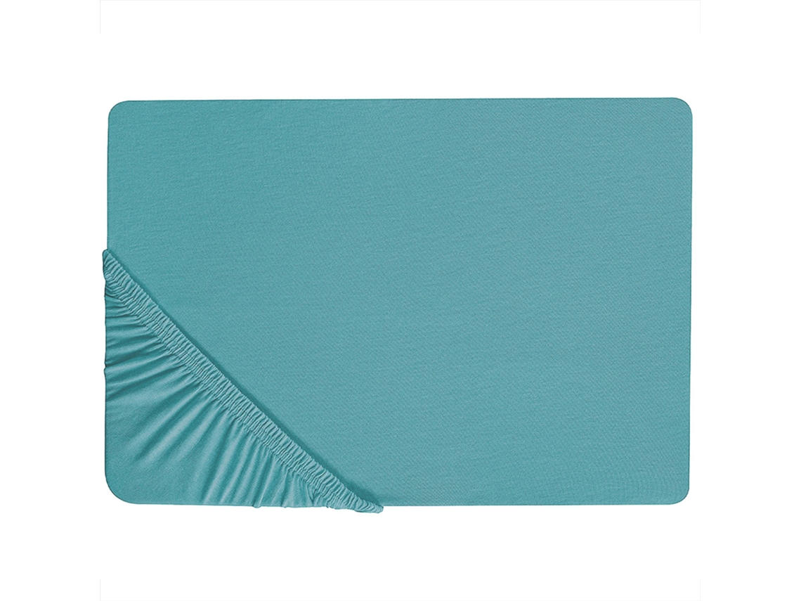 Sábana BELIANI Hofuf (Azul - Algodón - 200x180x90 cm)