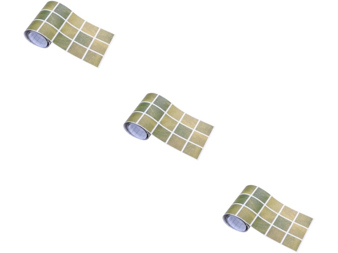 Juego De 3 Adhesivos De Pared Con Efecto Mármol, Fáciles De Aplicar Para Azulejos.