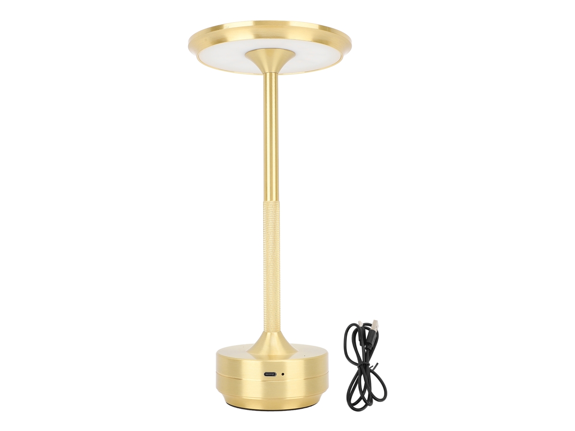 Rebe-lámpara De Mesa Inalámbrica Recargable Led Retro Decorativa Para Dormitorio, Lado De Cama Y Camping