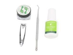 KOFIHETY Kit Profesional para Corrección de Uña Encarnada, Almohadillas, Cortauñas, Elevador, Pegamento y Herramientas de Pedicura