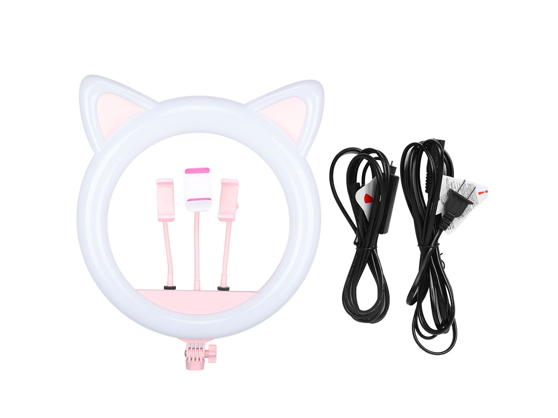 Anillo de luz LED de 20 pulgadas para streaming y fotografía.