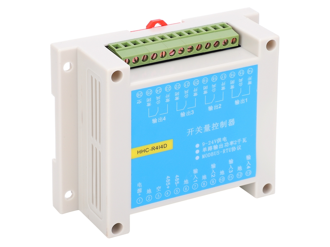NEVEANCE Módulo Relé R4I4D 4 Entradas 4 Salidas Protocolo PLC Placa Control Industrial