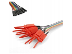 Juego de cables con abrazaderas de 3 cm – 1 unidades | Longitud práctica | Pruebas y diagnósticos