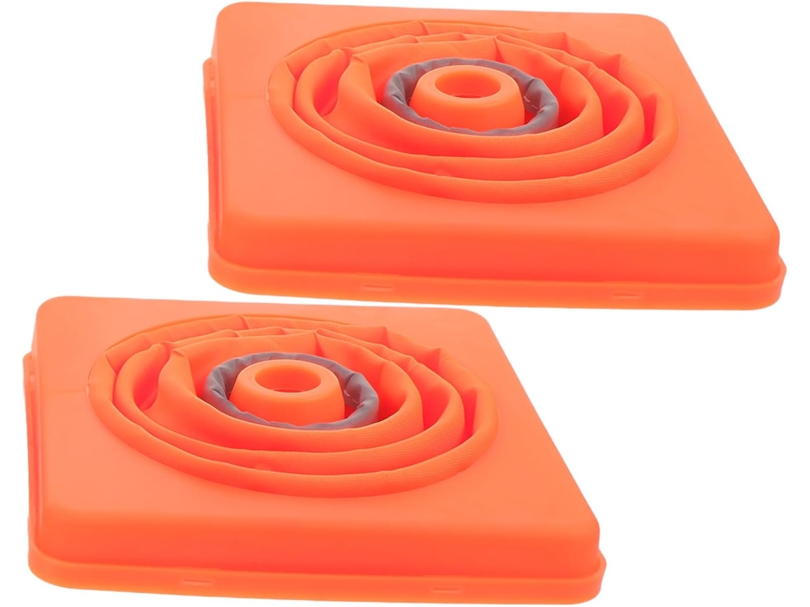 Cono De Seguridad Vial Extensible Y Duradero De 2 Piezas, Conos Multifuncionales Para El Control Del Tráfico.