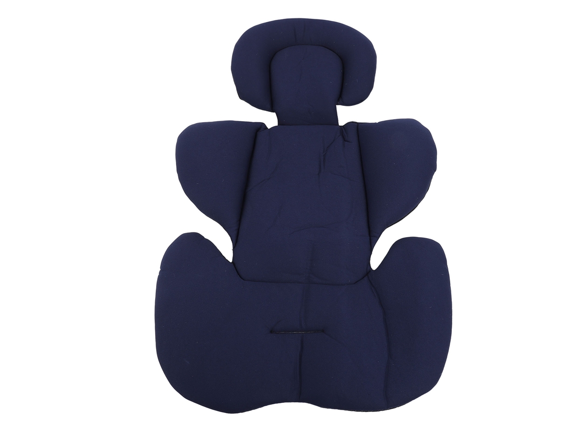 Reductor Universal Suave Para Asiento De Coche De Bebé, Lavable, Con Soporte Lumbar, Azul Oscuro.
