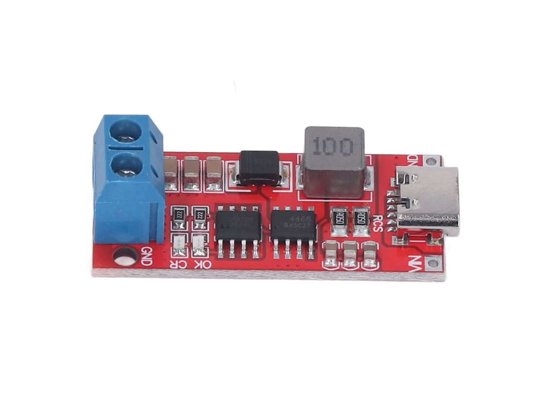 Módulo De Impulso De Batería De Litio Con Interfaz Type C Pcb Dc3‑6v 4a Para Protección
