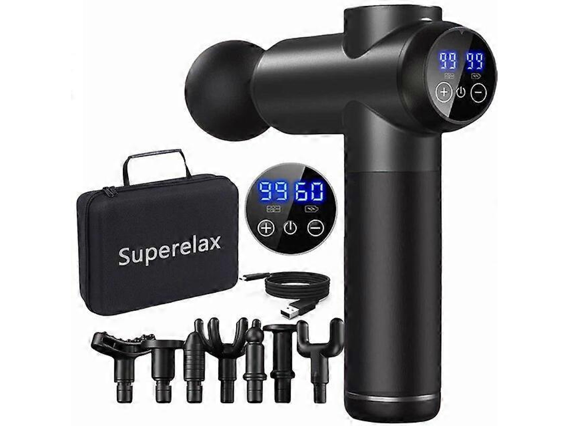 Pistola de masaje para cuello y espalda, masajeador corporal, tratamiento de relajación, masajeador muscular profesional Nostalgia88