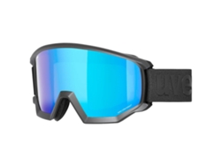 Máscara UVEX Máscara Esqui Athletic Cv Preto Mirror Blue Colorvision Green/CAT2