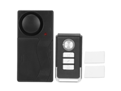 Alarme De Vibração Sem Fio 110db Com 10 Níveis De Sensibilidade Ajustável, Controle Remoto Para Bicicleta, Porta E Janela