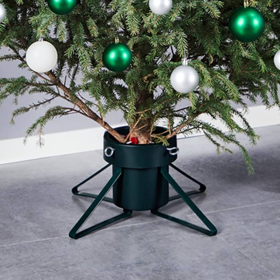 Soporte de Árbol de Navidad VIDAXL (Negro - Metal - 46 x 46 x 19 cm)