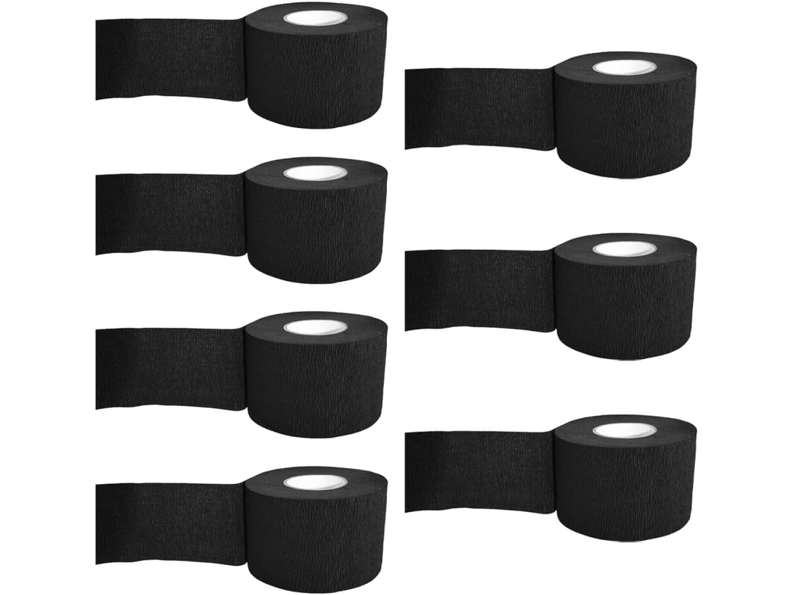 Papier De Cou Negro Profesional Pour Coiffure, 7 Pièces, Matière Respirant Maintien Sécurisé,
