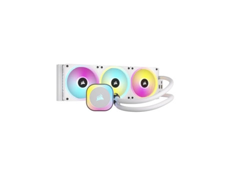 Kit de refrigeración para CPU líquida CORSAIR Icue Link H150I Rgb con ventiladores Qx120 Rgb
