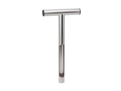 Sonda De Muestreo De Suelo De Acero Inoxidable 304 Con Mango En T Para Jardín, Huerto Y Césped, 30 Cm (12 Pulgadas)