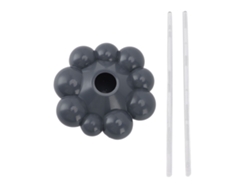Riego de plantas Rain Cloud, riego automático, dispositivos de inserción para macetas, dispositivo de riego de plantas, forma de nube, gris