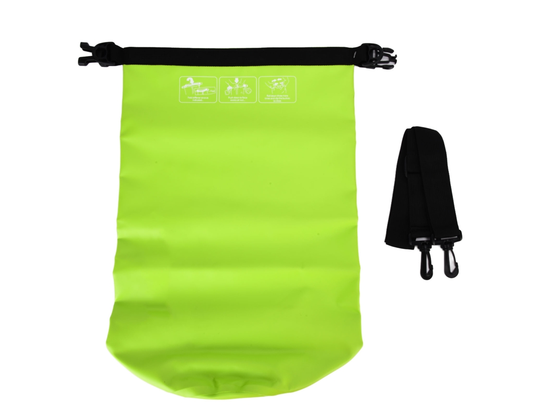 Bolsa De Viaje De Gran Capacidad (20 Litros), Color Verde Claro, Impermeable Y Resistente Al Desgaste, Ideal Para Acampar Y Actividades Al Aire Libre.