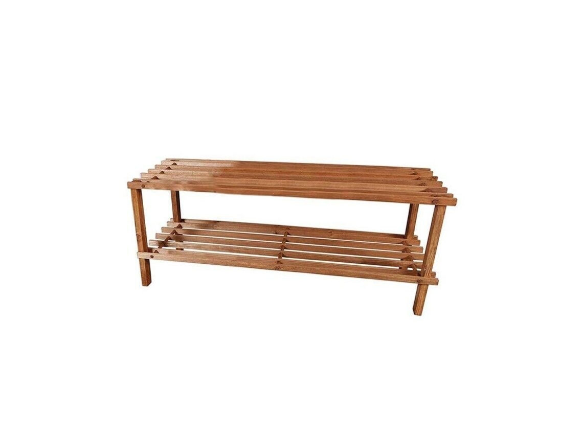 Zapatero 2 Baldas Madera Abeto 74X26X29Cm SANDA