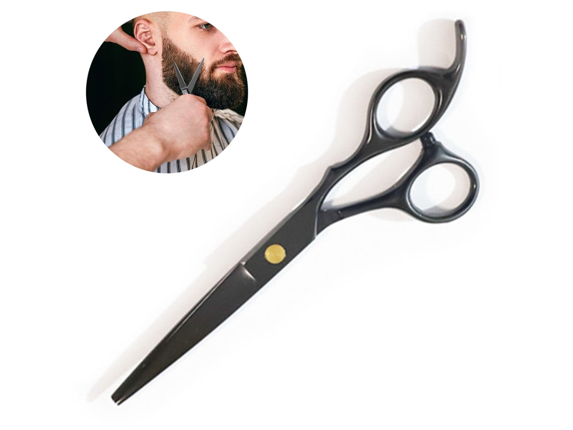 Tijeras de corte de pelo profesionales para mujeres y hombres, tijeras de peluquería rectas tijeras de corte de pelo corte plano JEDBESETZT