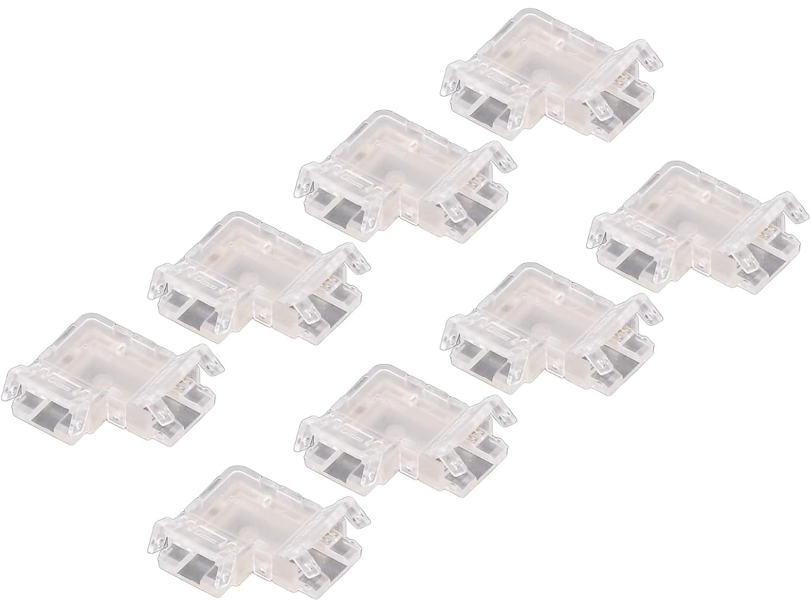 Conectores Adaptadores Led En Forma De L, Conexión Transparente Y Estable