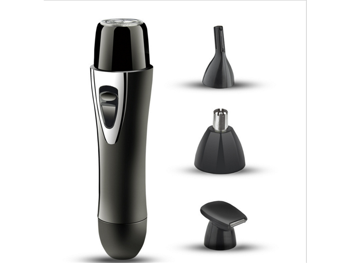 Kit De Afeitado Eléctrico Portátil 4 En 1 Para Depilación De Cejas, Nariz Y Pelo Multifunción