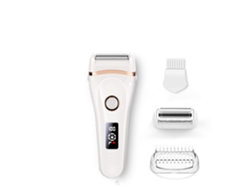 Afeitadora Eléctrica Recargable 3 En 1 Para La Espalda, Piernas, Cuerpo, Axilas Y Depilación De Bikini Inalámbrica*