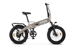Bicicleta eléctrica Nilox Nxebx10gr, gris, 250 W, 13000 mAh, 20'', VETONEK